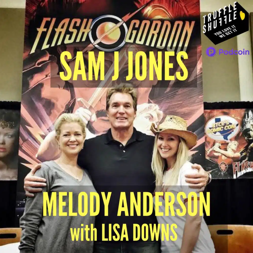 Sam J Jones, Melody Anderson and Lisa Downs