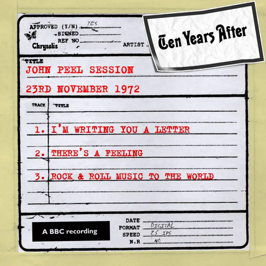 I'm Writing You a Letter (John Peel Session, 23 November 1972)