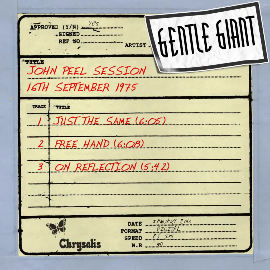 Free Hand (John Peel Session, 16 September 1975)