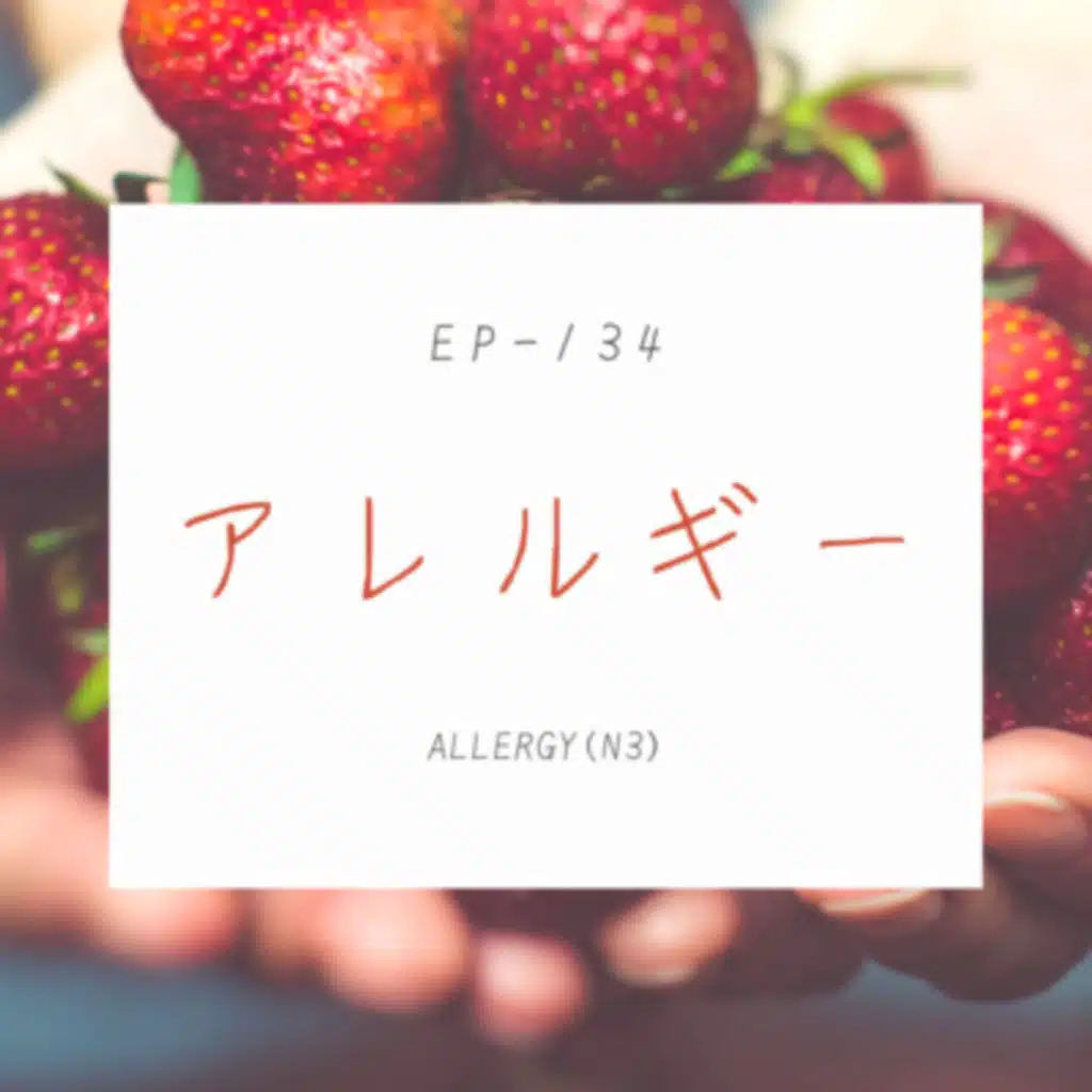【Video】EP-134 アレルギー Allergy(N3)