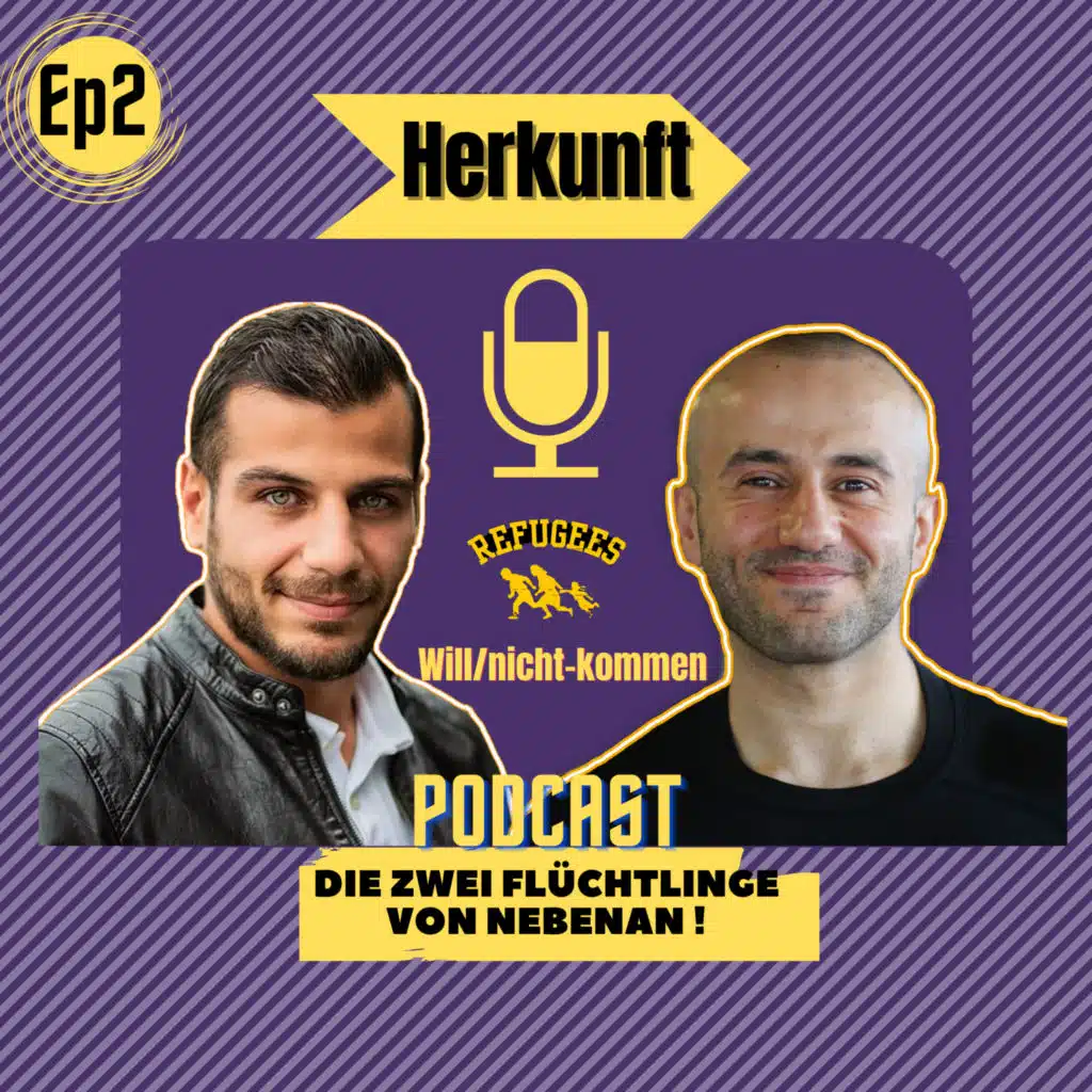 #02 zwei Flüchtlinge unterhalten sich über den Begriff Herkunft