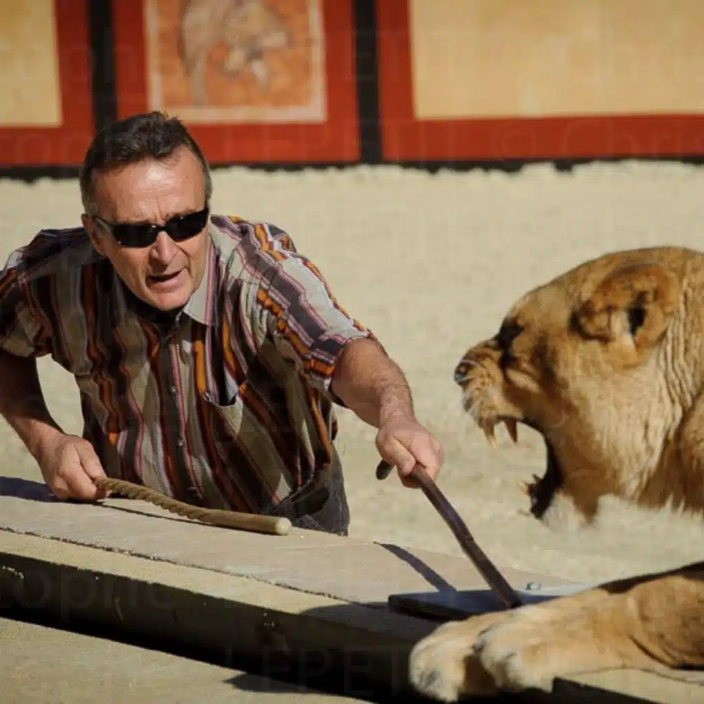 Rencontre - Thierry Le Portier, le dresseur de fauves du cinéma.