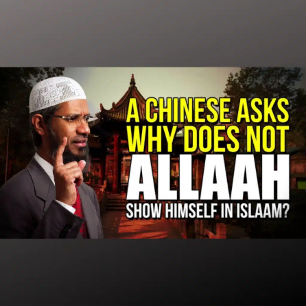 A Chinese Asks Why Does Not Allah Show Himself in Islam? - Dr Zakir Naik