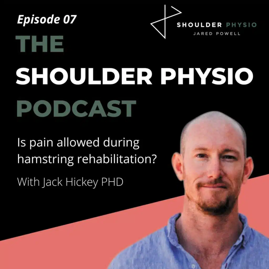 #7 Is pain allowed during hamstring rehabilitation? With Jack Hickey PHD