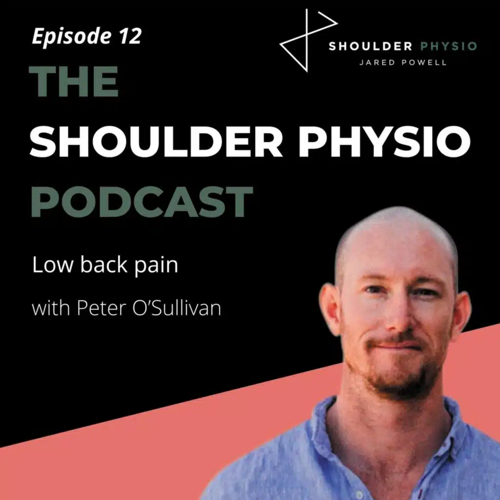 #12 Low back pain – with Peter O’Sullivan