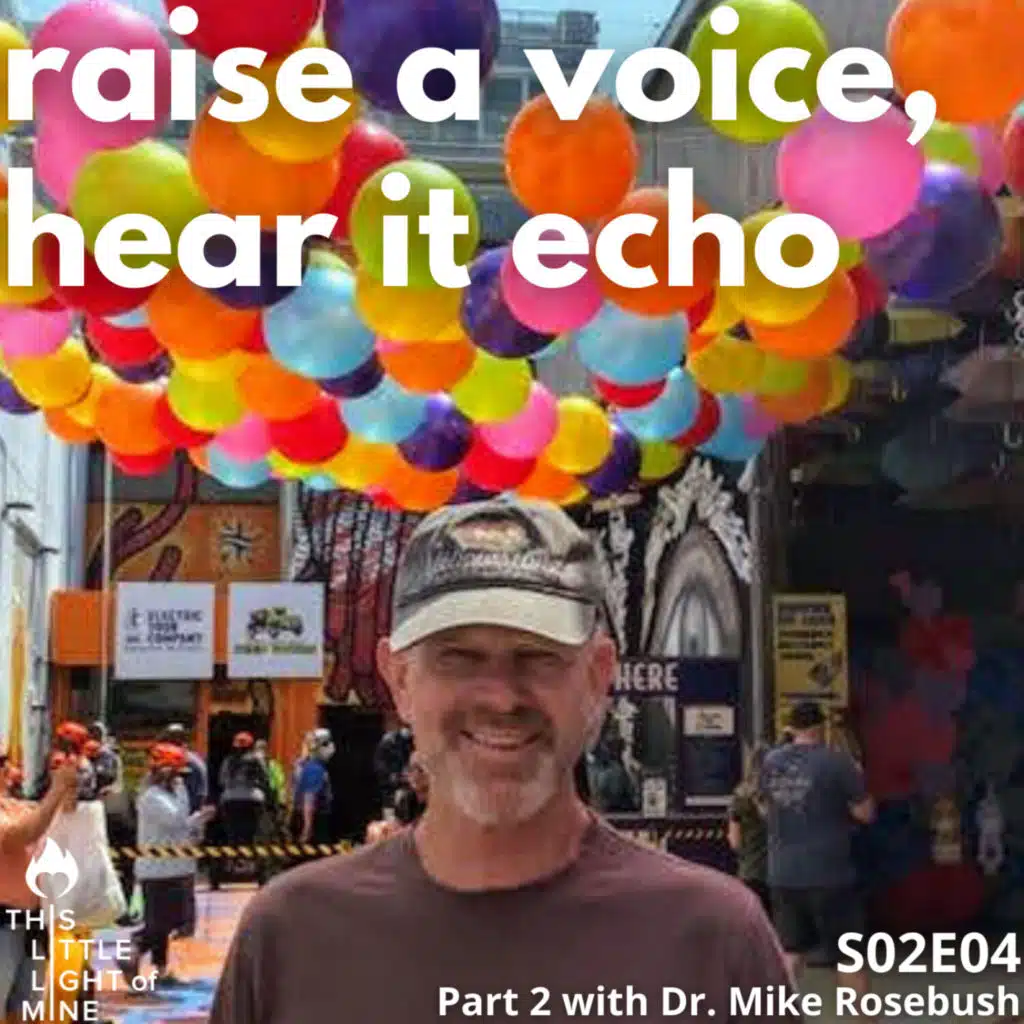 Raise a voice, hear an echo