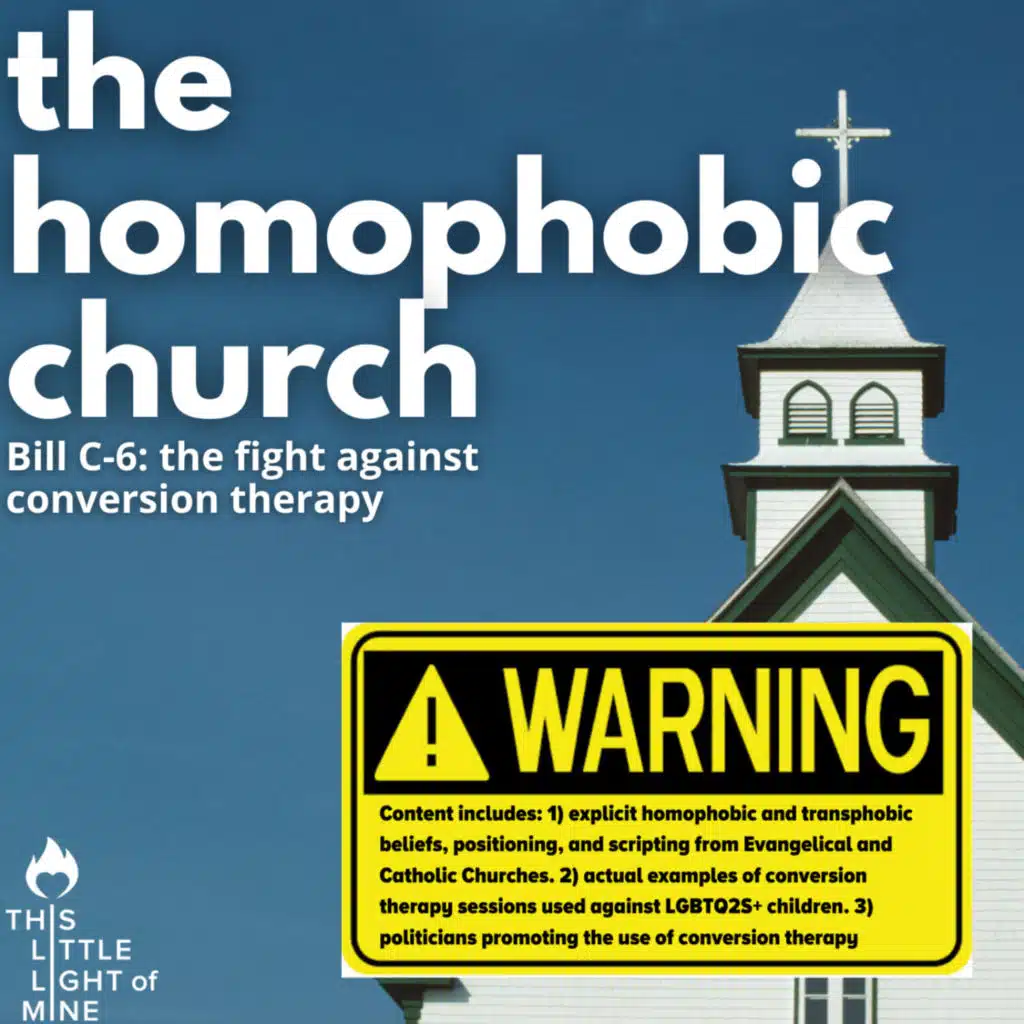 The homophobic church-  Bill C-6: the fight against conversion therapy