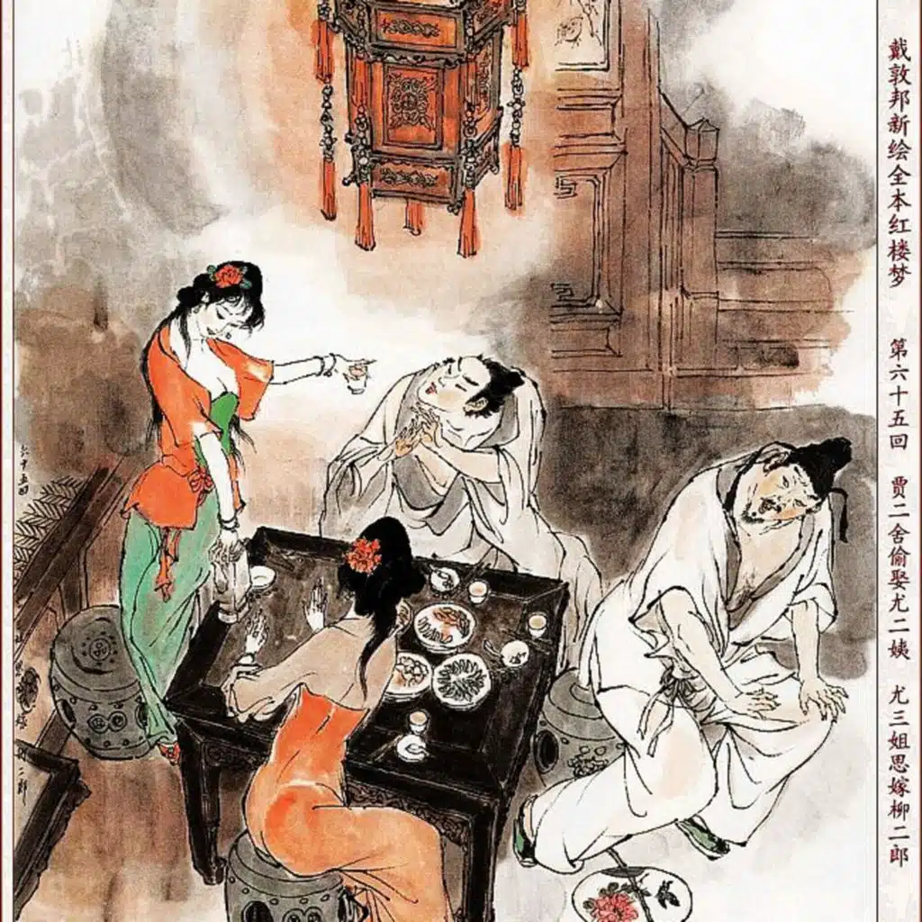 第六十五回 贾二舍偷娶尤二姨 尤三姐思嫁柳二郎