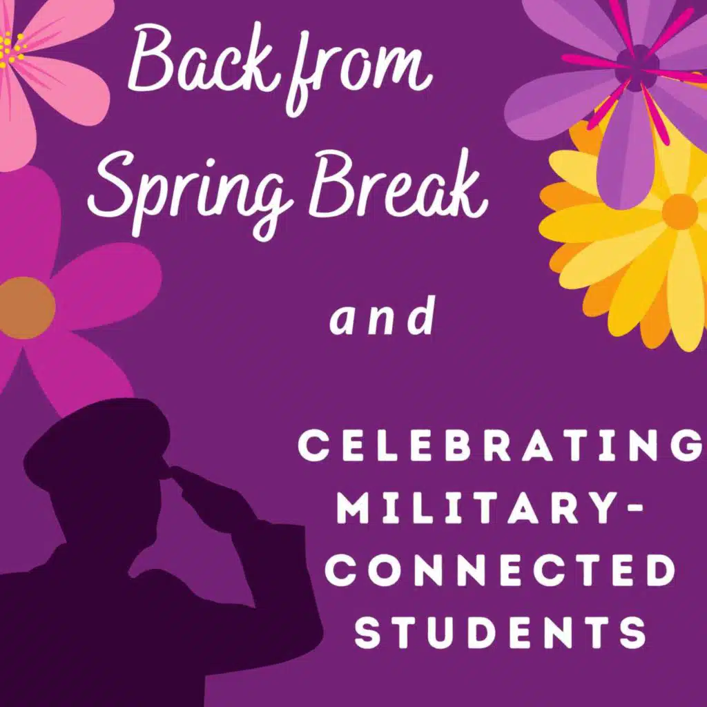 Back from Spring Break!