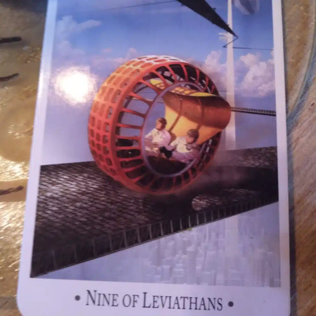 9 of Leviathan (Pentacles)Coffee Tea & Tarot S1:EP41