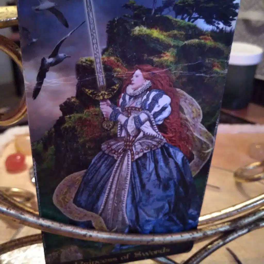 Princess of Swords (Page)- Coffee Tea Tarot S1:EP50