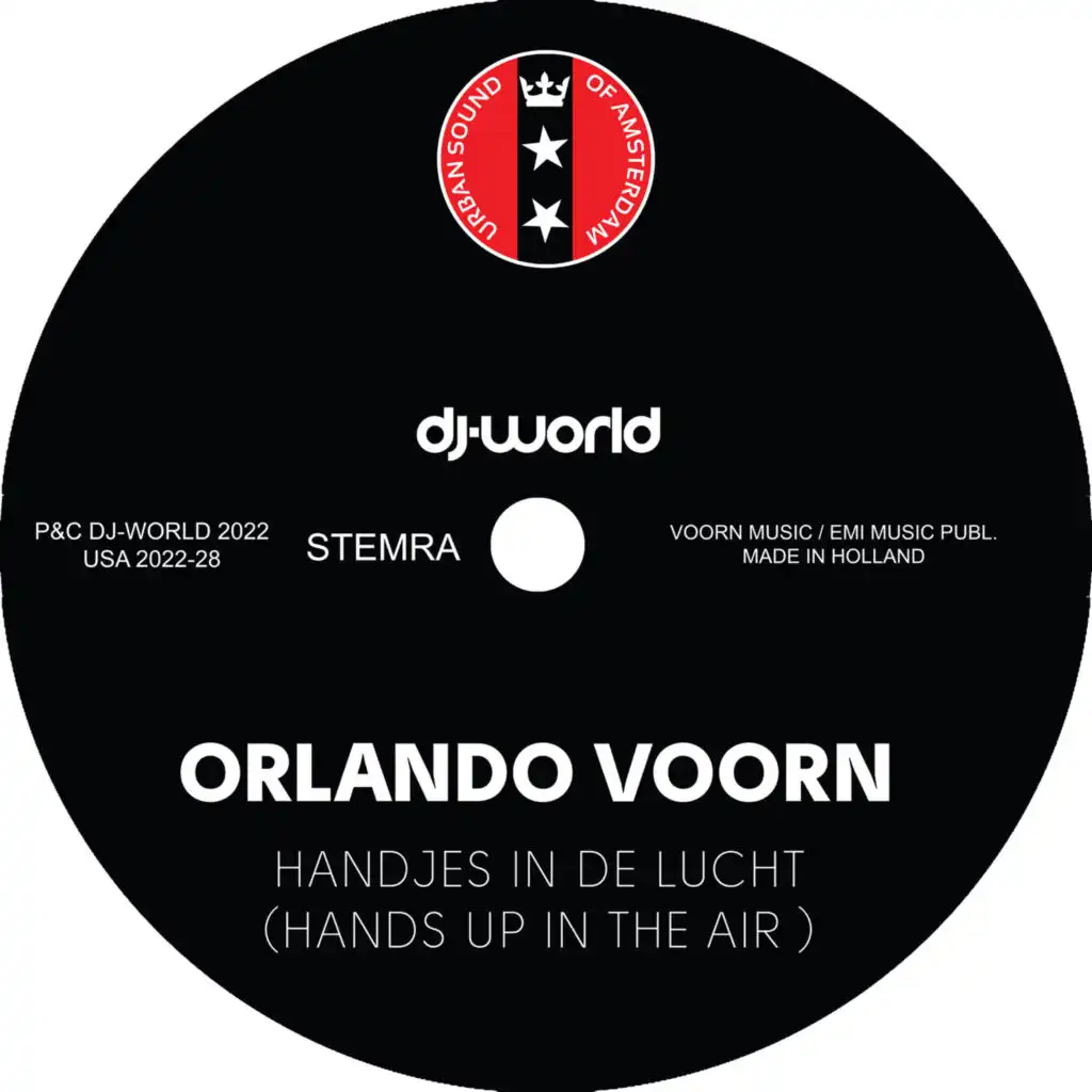 Handjes in de lucht (Hands in the air) (7" Inch Vocal Mix)