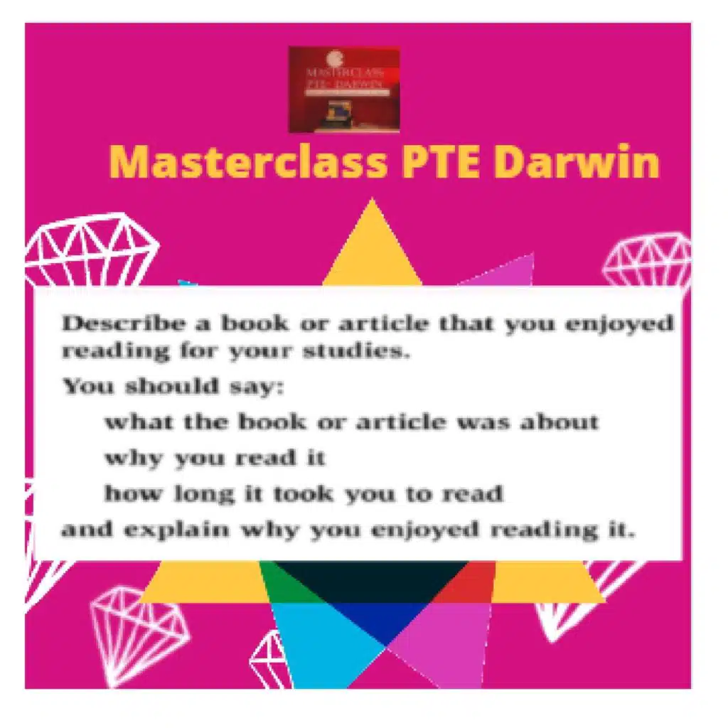 IELTS Speaking: Part-2 - Describe a book or article that you enjoyed reading for your studies.