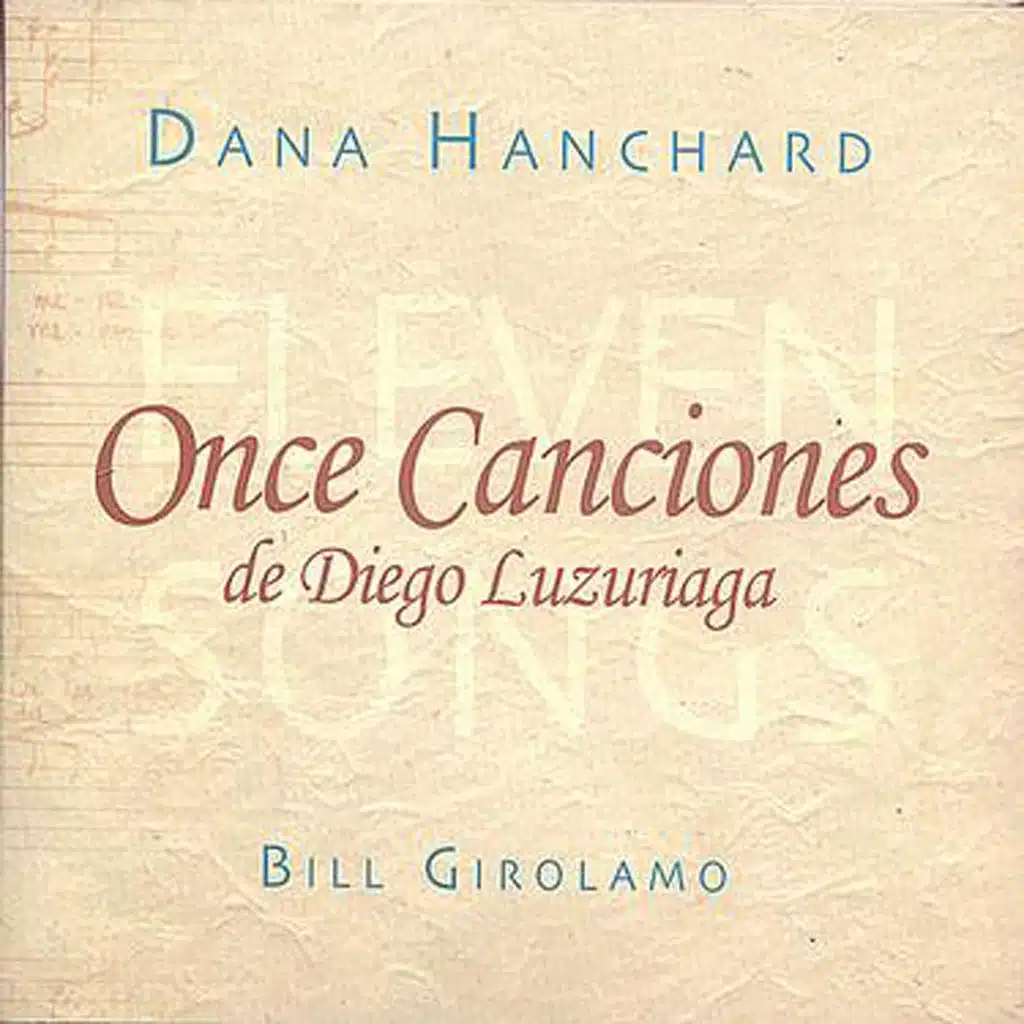 Once Canciones de Diego Luzuriaga