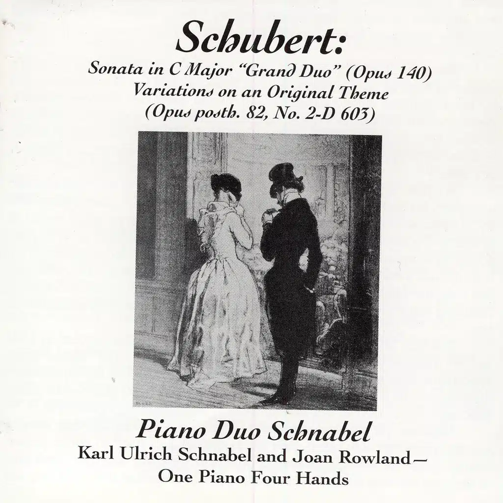 Variations On An Original Theme / Op. Posth. 82, No. 2 - D603