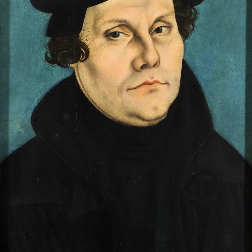 Portrait of Martin Luther by Lucas Cranach the Elder -  with Peter Stanford