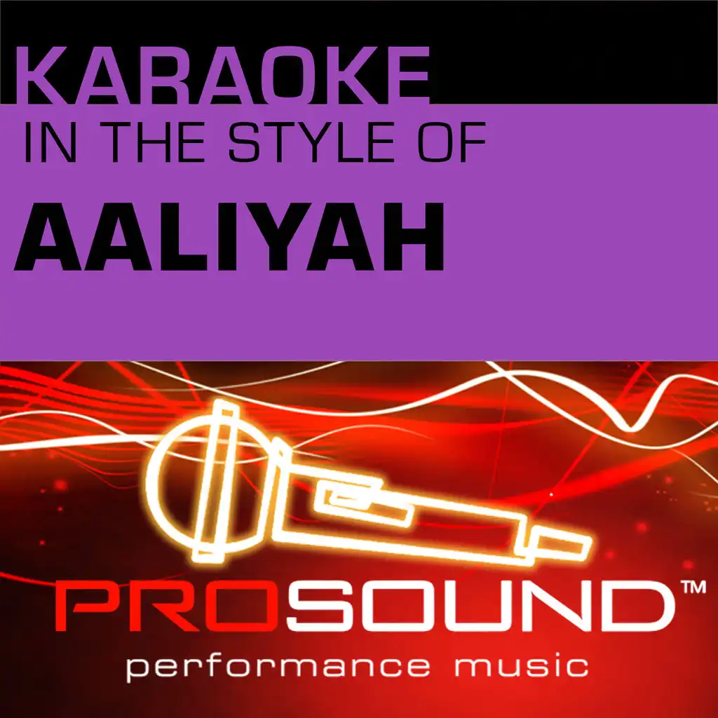 Miss You (Karaoke Instrumental Track)[In the style of Aaliyah]