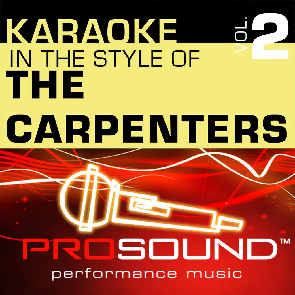 Top Of The World (Karaoke Instrumental Track)[In the style of Carpenters]