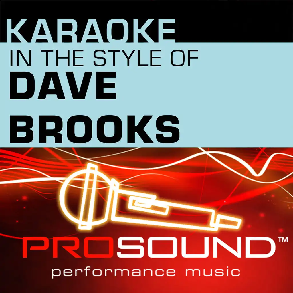 Karaoke: In the Style of Dave Brooks - EP (Professional Performance Tracks)