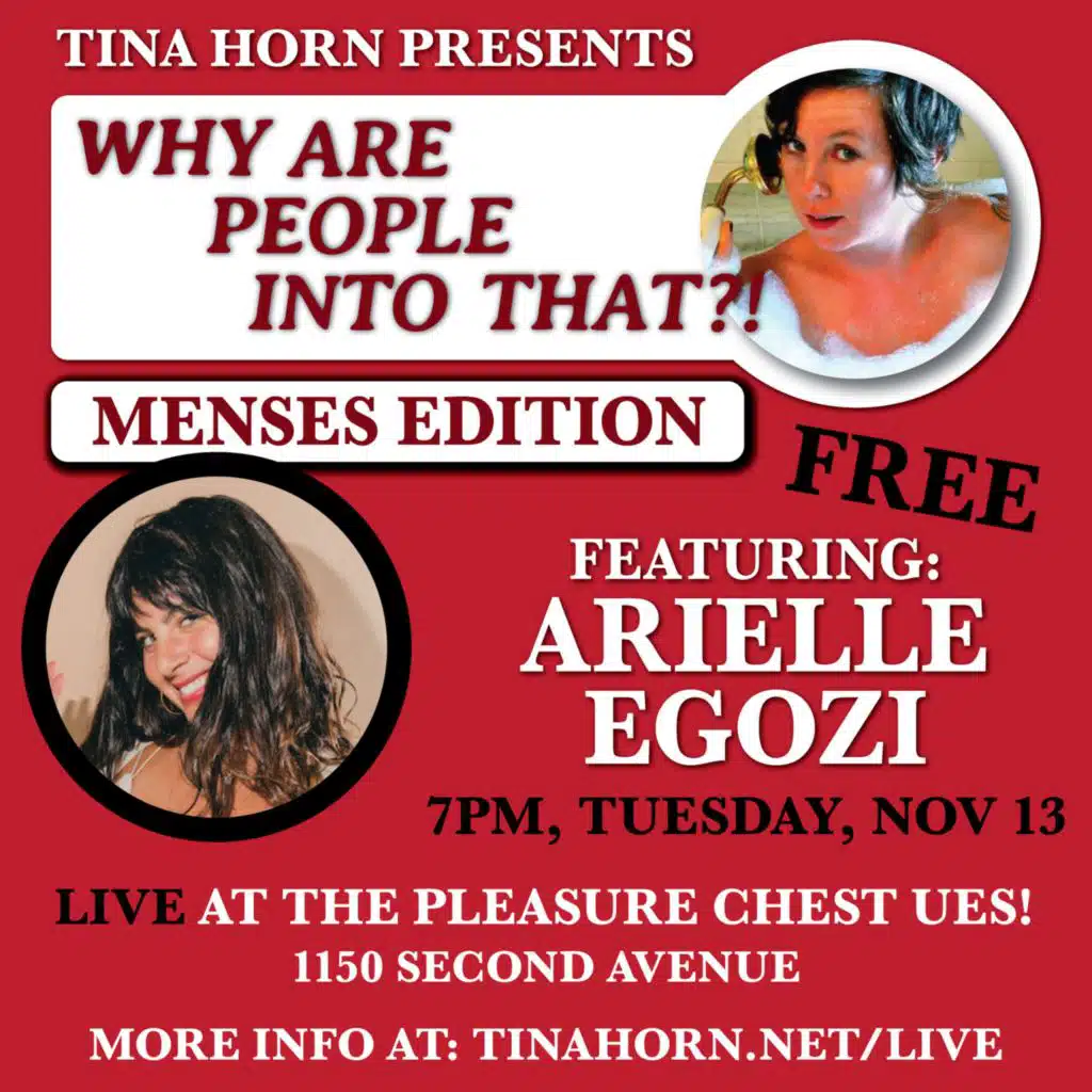 Live! Arielle Egozi: Menses