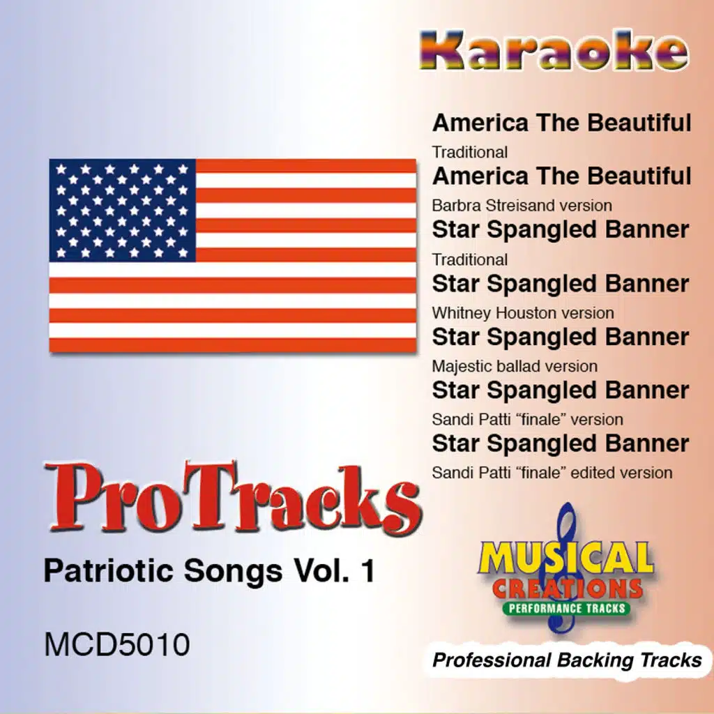Star Spangled Banner - Finale (In the Style of Sandi Patti (Karaoke Version Instrumental Only))