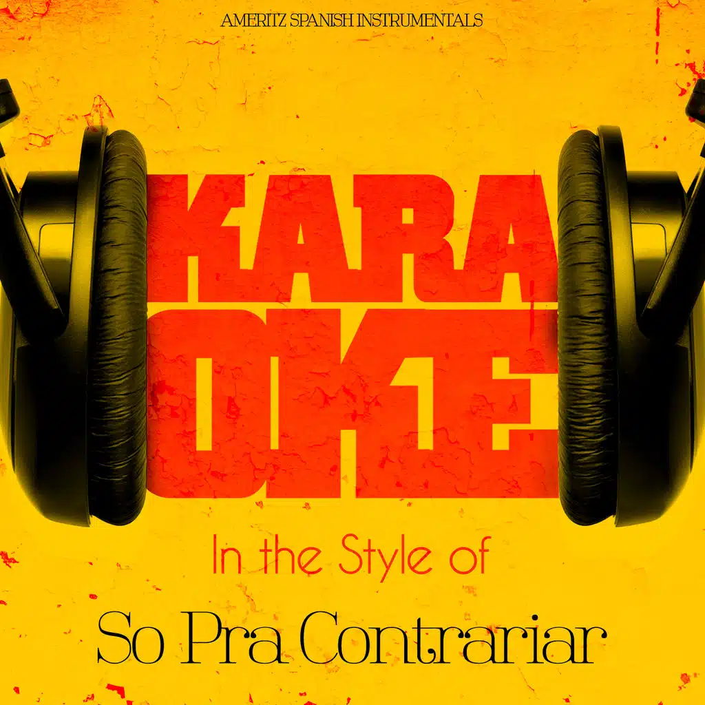 Karaoke - In the Style of so Pra Contrariar - Single