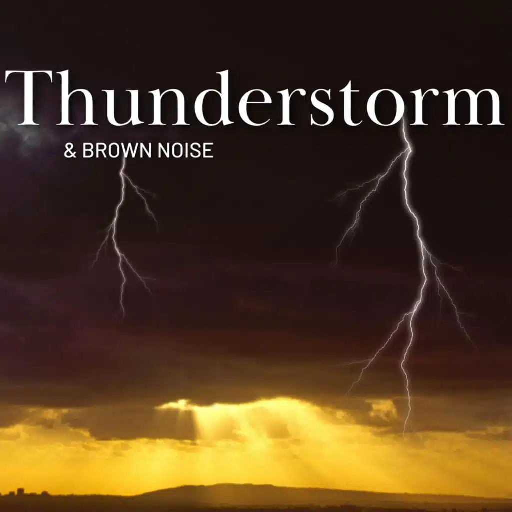 Brown Noise, Stormy Soothing (Loopable)