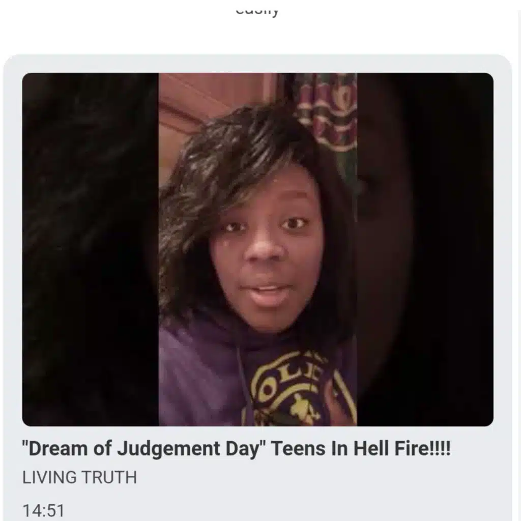 Dream of Judgement Day" Teens In Hell Fire!!!!