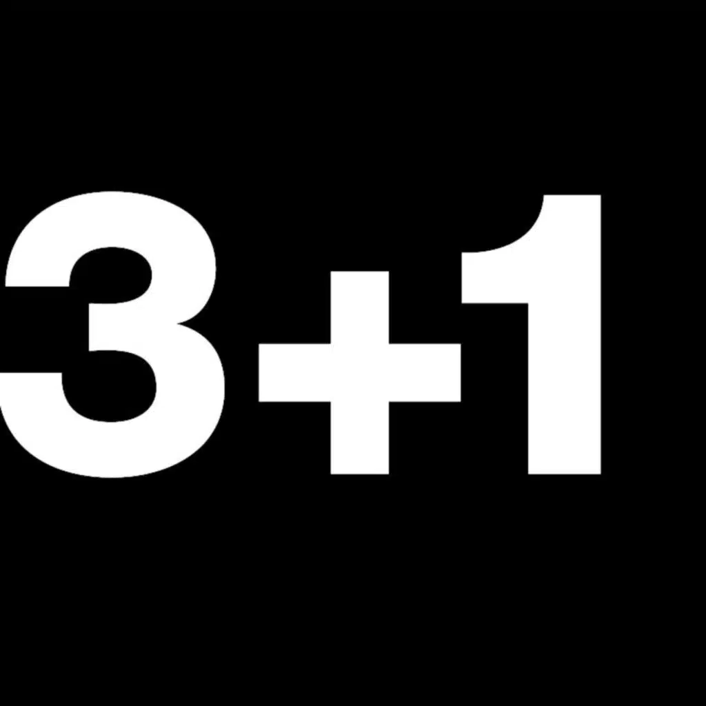 3 + 1