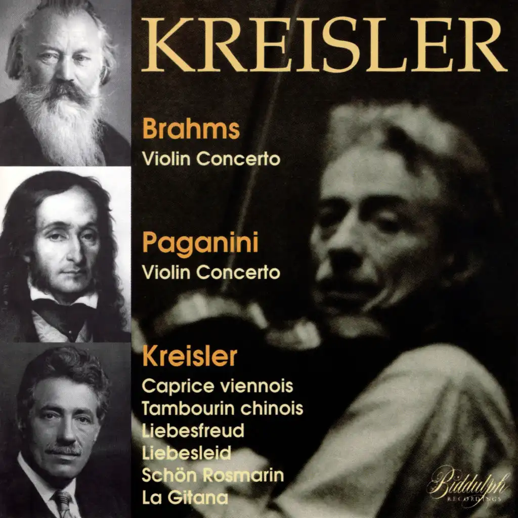 Brahms, Paganini & Kreisler: Violin Works