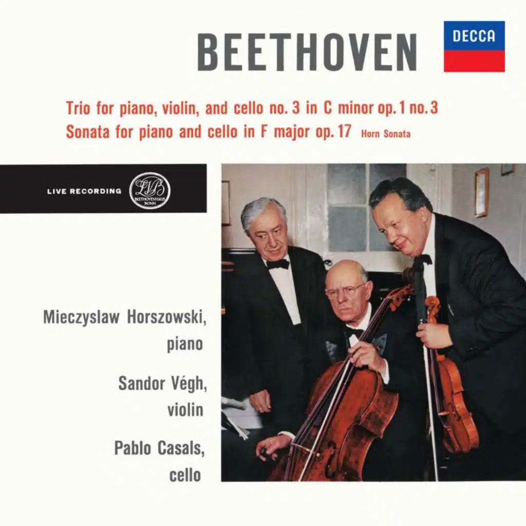 Pablo Casals, Mieczyslaw Horszowski and Sandor Vegh