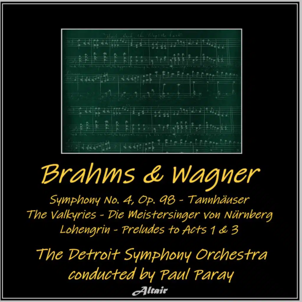 Die Meistersinger Von Nürnberg, Wwv 96: NO. 1. Vorspiel