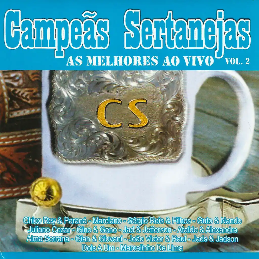 Campeãs Sertanejas: As Melhores Ao Vivo,  Vol.2