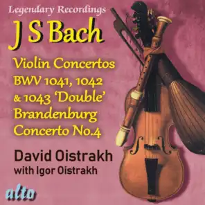 Concerto for Violin, Strings & Continuo No. 1 in A Minor, BWV1041