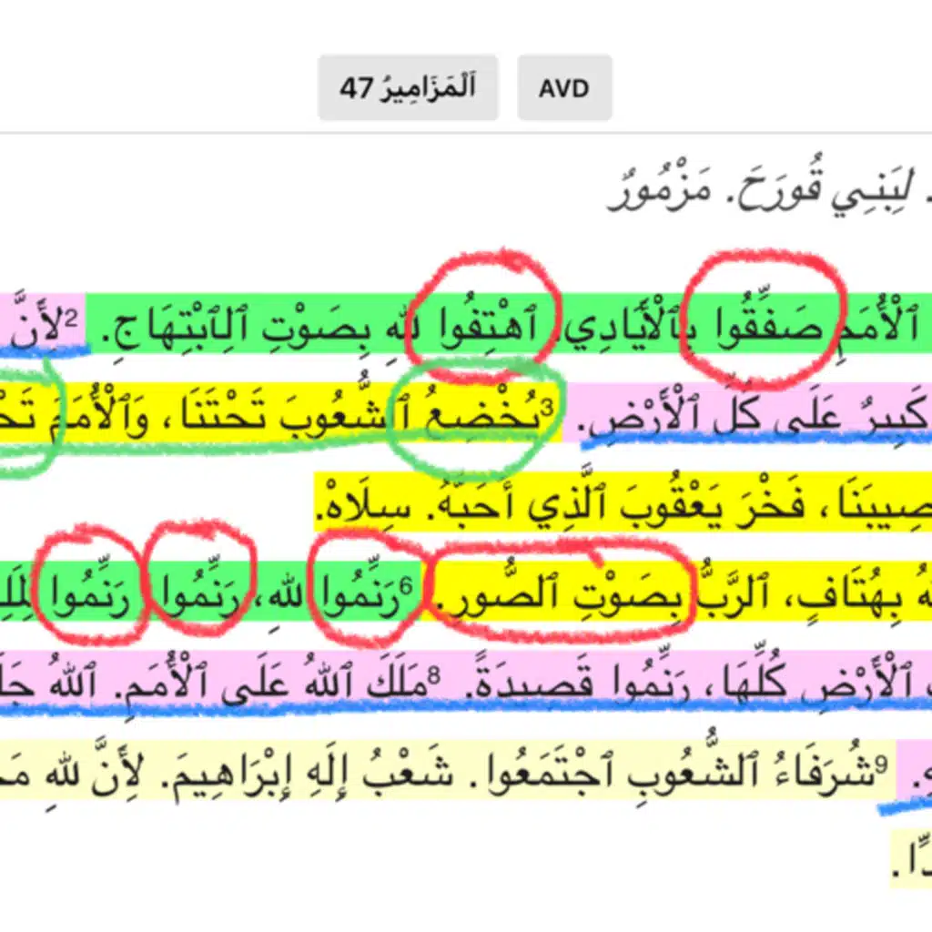 مزمور ٤٧ مفتاح للإنتصار 