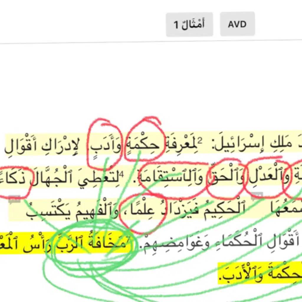 أمثال ١ مخافة الرب