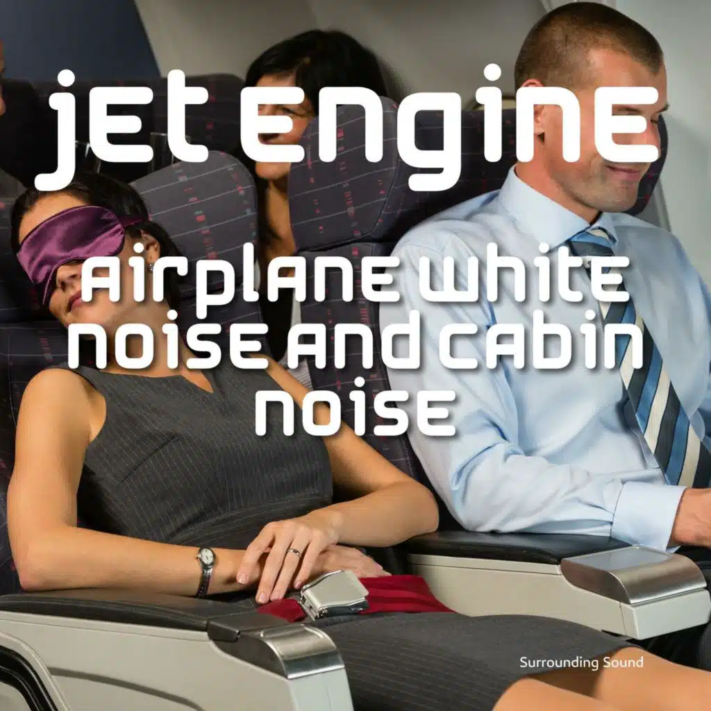 Jet Engine Airplane White Noise and Cabin Noise