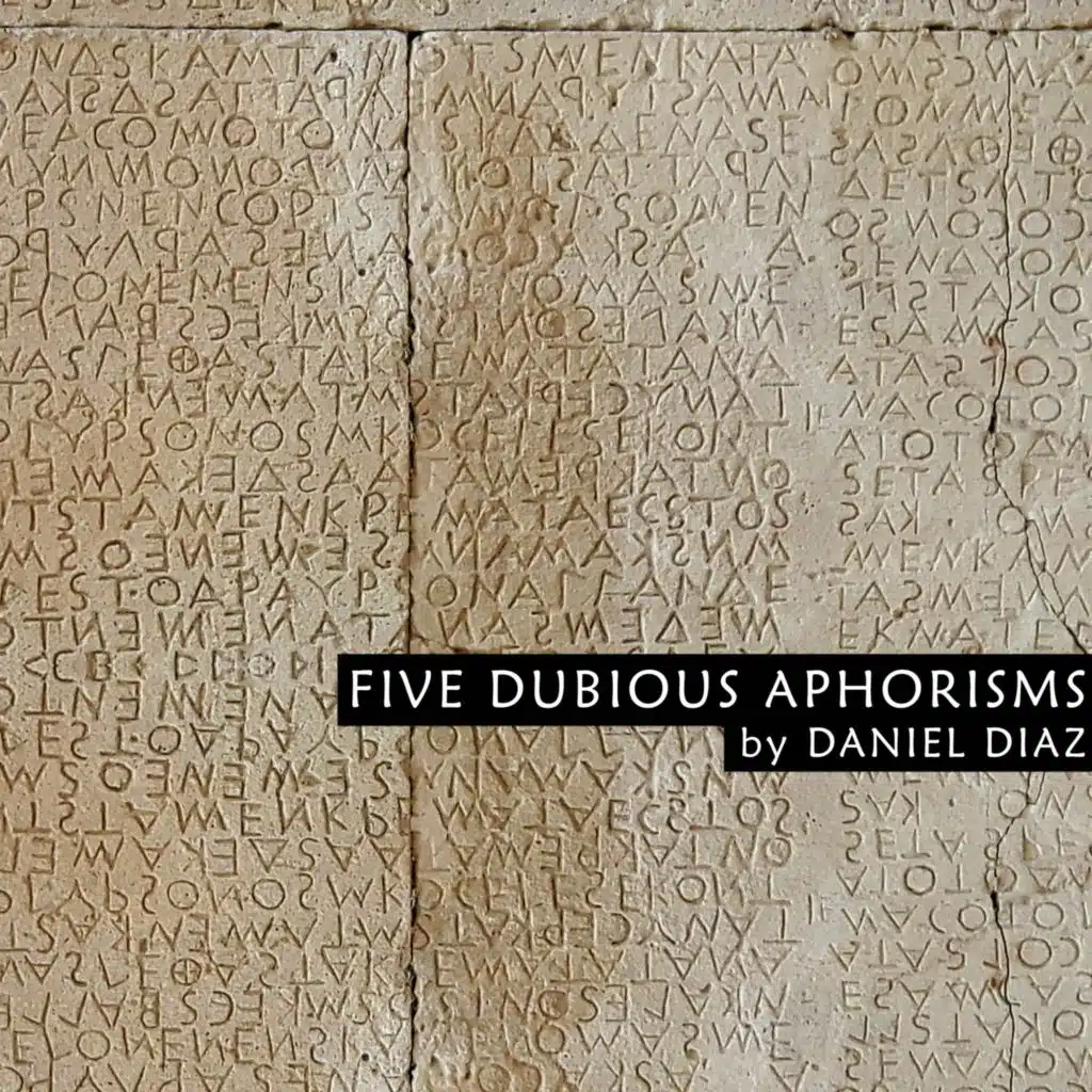 Aphorism Number 5: Dylanesque