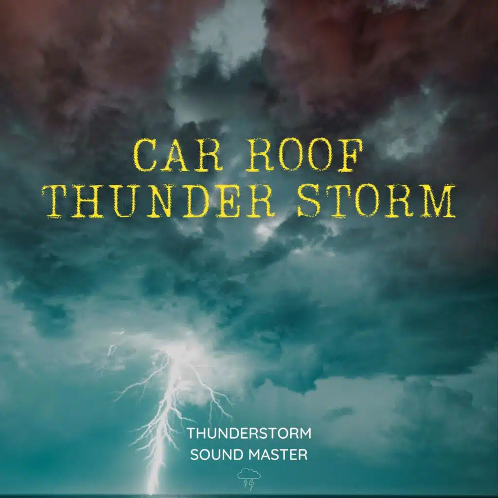 Natural Rainstorm Sounds (Rain Sounds on Car Window)