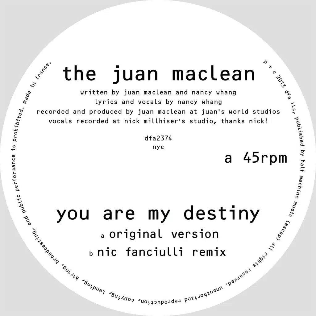 You Are My Destiny (Nic Fanciulli Remix Dub)