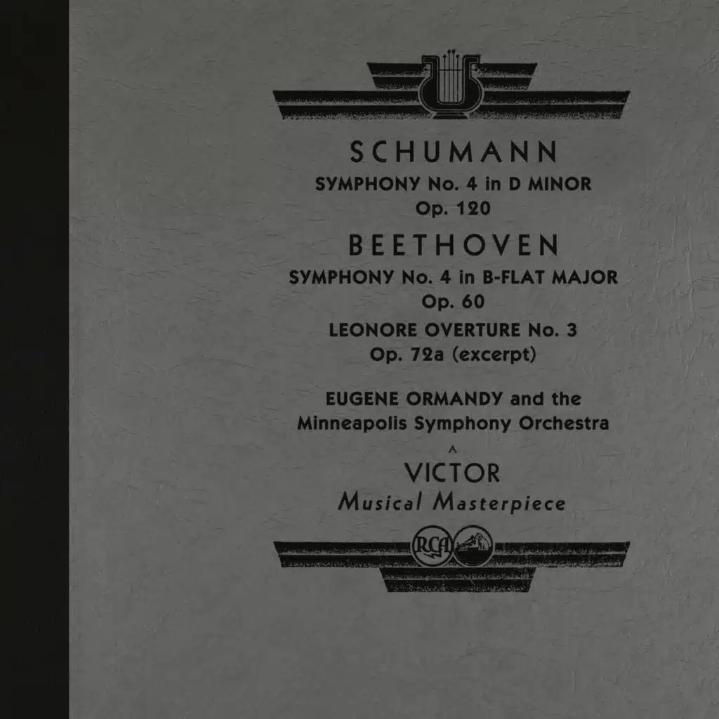 Schumann: Symphony No. 4 - Beethoven: Symphony No. 4 & Leonore No. 3 (2022 Remastered Version)