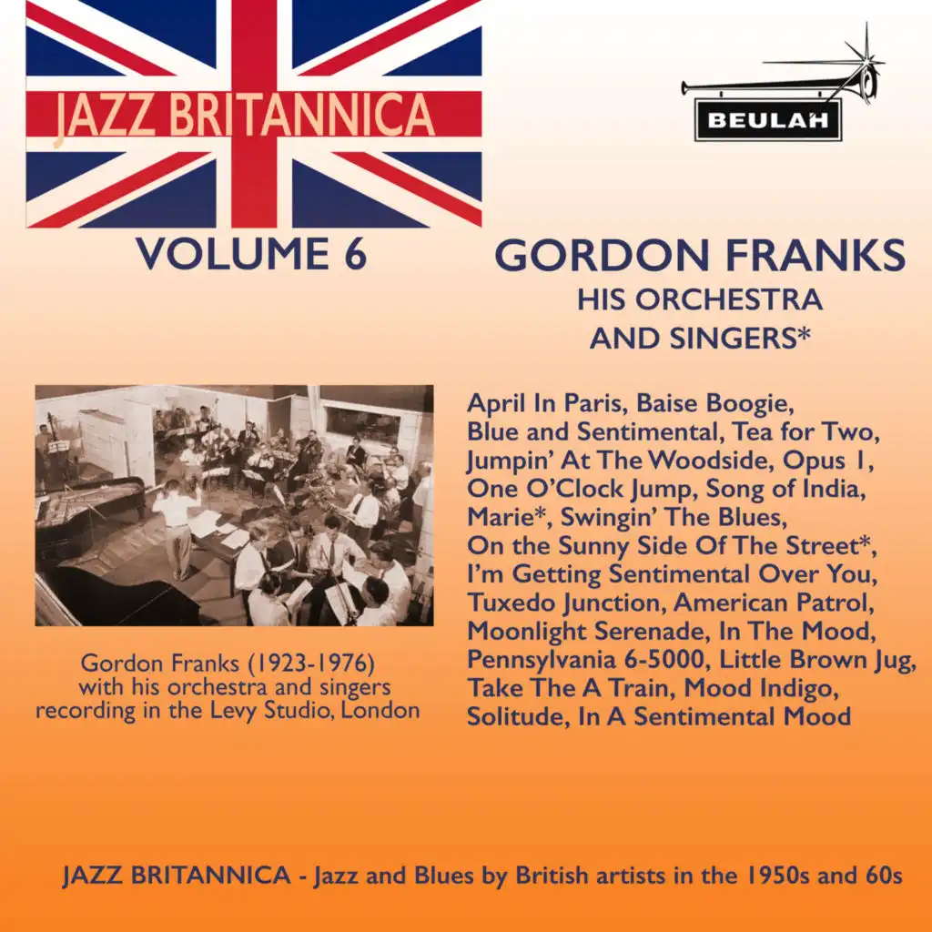 Jazz Britannica, Vol. 6 : Gordon Franks (feat. Gordon Franks Singers)