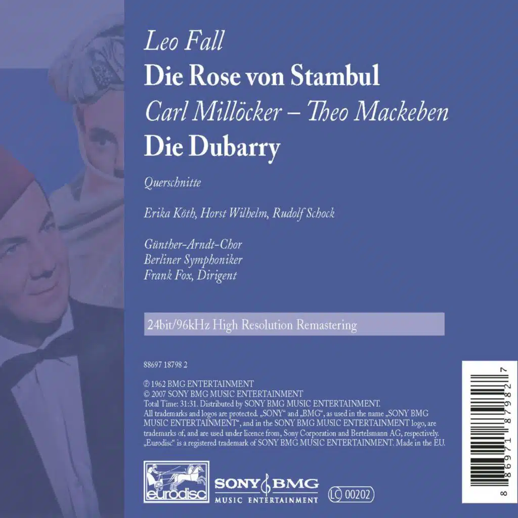 Fall: Die Rose von Stambul/Millöcker: Die Dubarry