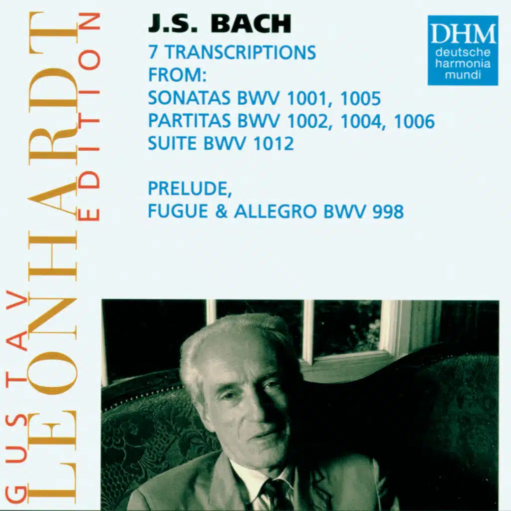 Sonata in D Major after Sonata No. 3 in C Major BWV 1005 for solo violin: Largo