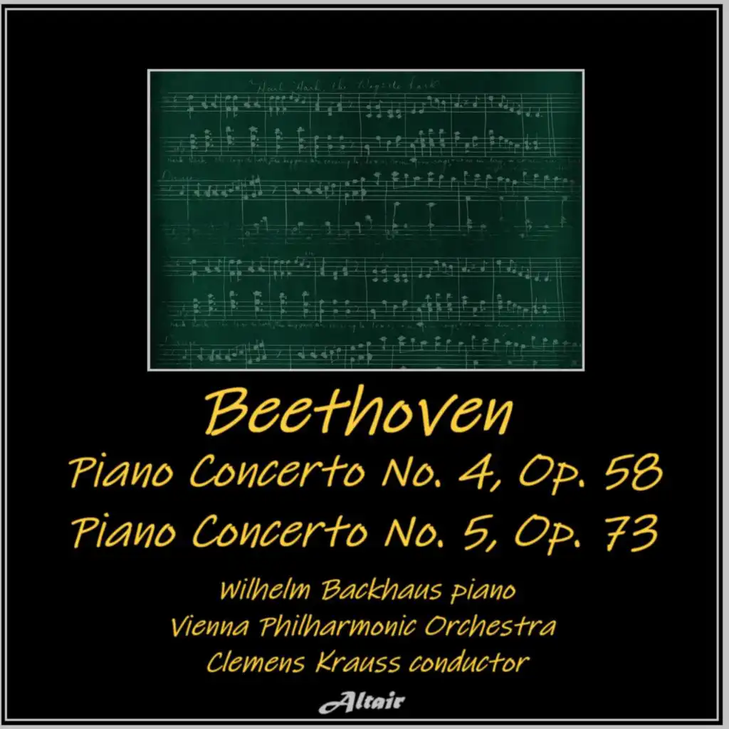 Piano Concerto NO. 4 in G Major, Op. 58: I. Allegro moderato