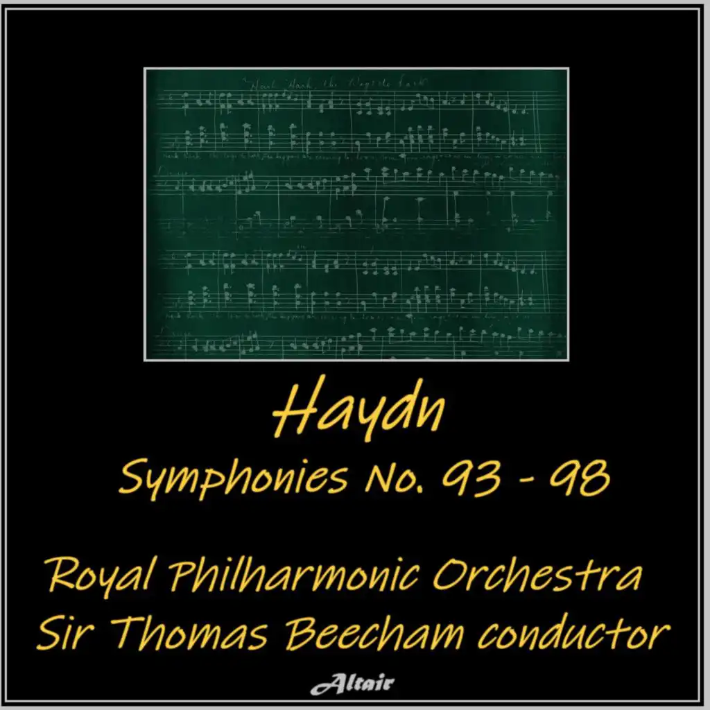 Symphony NO. 93 in D Major, Hob. I:93: I. Adagio - Allegro Assai