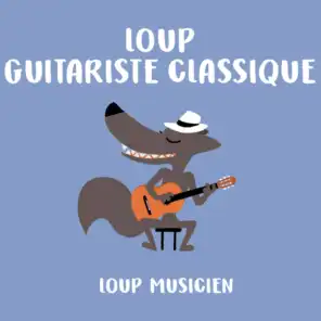 Loup guitariste classique - Collection Loup Musicien