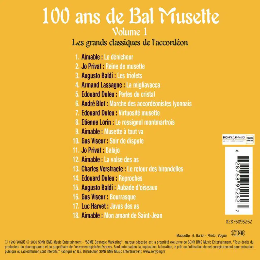 Les Grands Classiques De L'Accordéon