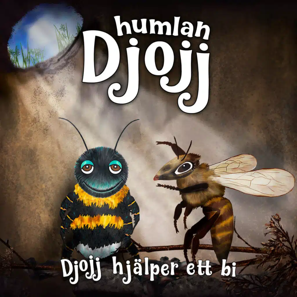Djojj hjälper ett bi