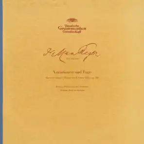 Reger: Hiller-Variations, Op.100 / Brahms: Academic Festival Overture, Op.80 / Berlioz: Overture "Benvenuto Cellini", Op.23  / Rossini: Overture WilliamTell